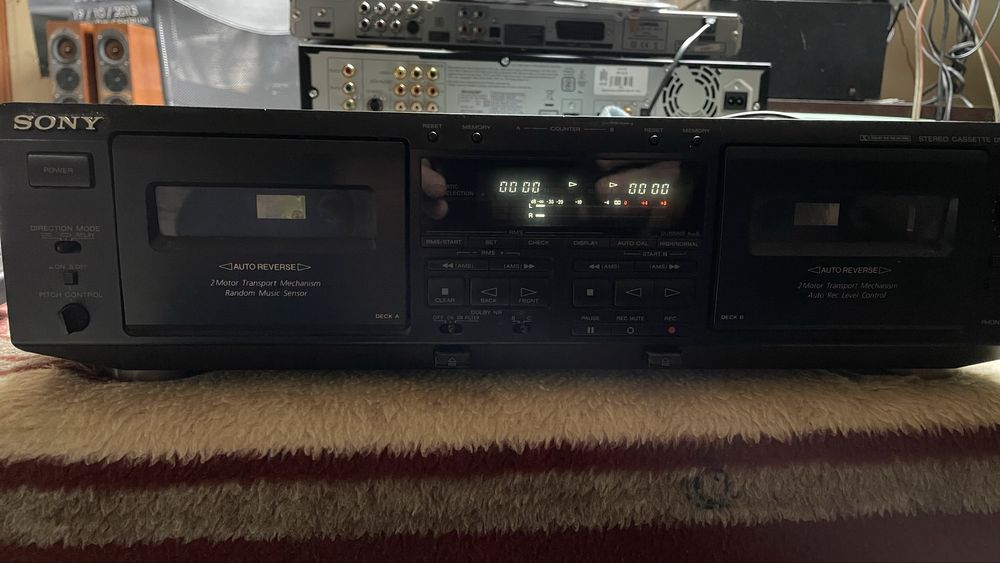 Magnetofon deck dwukasetowy Sony TC-WE 505