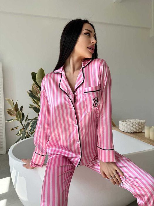 Піжама жіноча Вікторія Сікрет сорочка і штани Victorias Secret, S-XL