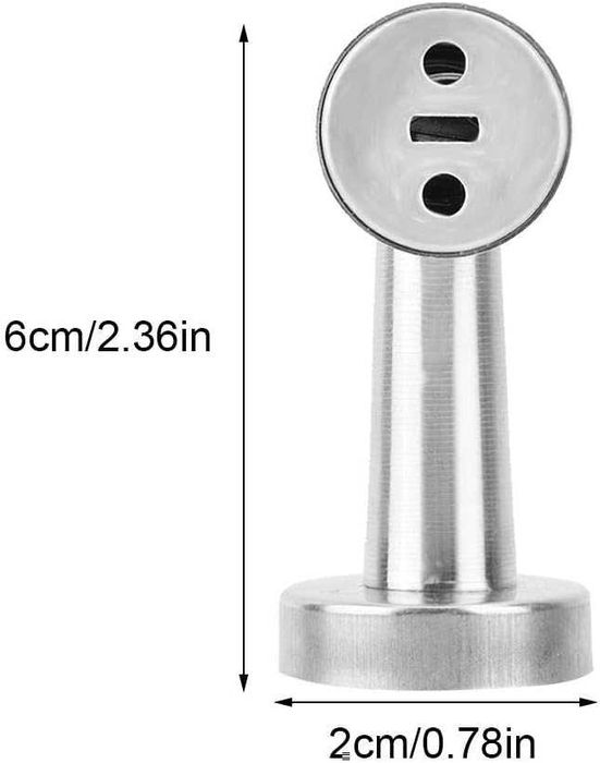 Stoper do drzwi, magnetyczny ogranicznik, odporny na kolizje