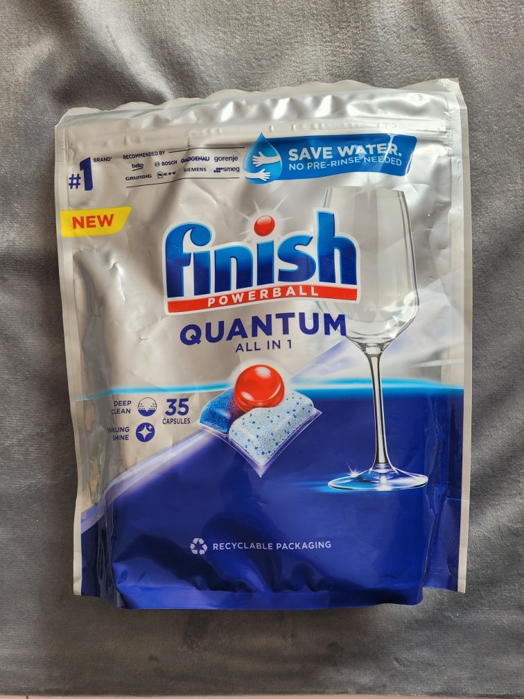 Kapsułki do zmywarki finish quantum