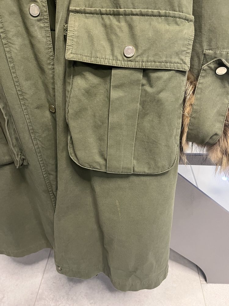 Ochnik kurtka/płaszcz/parka r. 40 khaki
