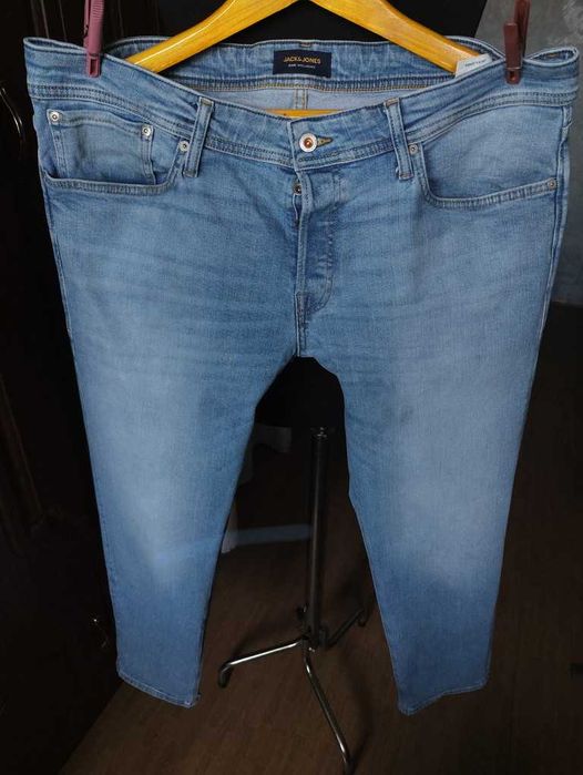 Джинсы Jack&jones Mike jeans Дания w38 stretch blue.