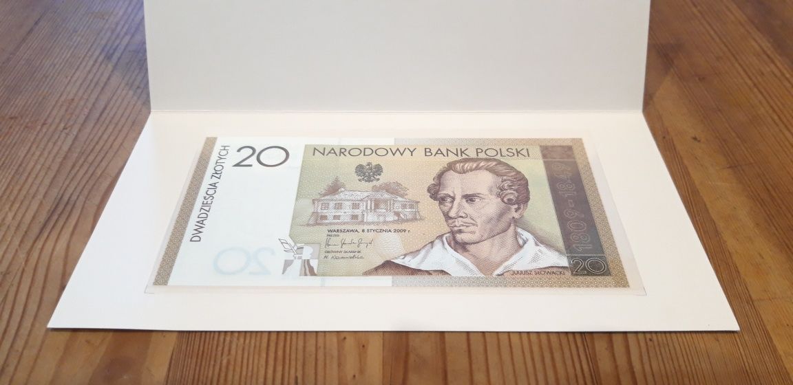 20 zł Słowacki NISKI NUMER banknot kolekcjonerski