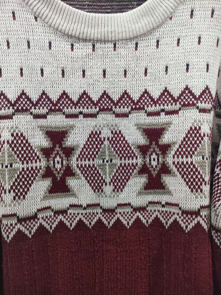 Sweter męski święta vintage rozmiar XXL