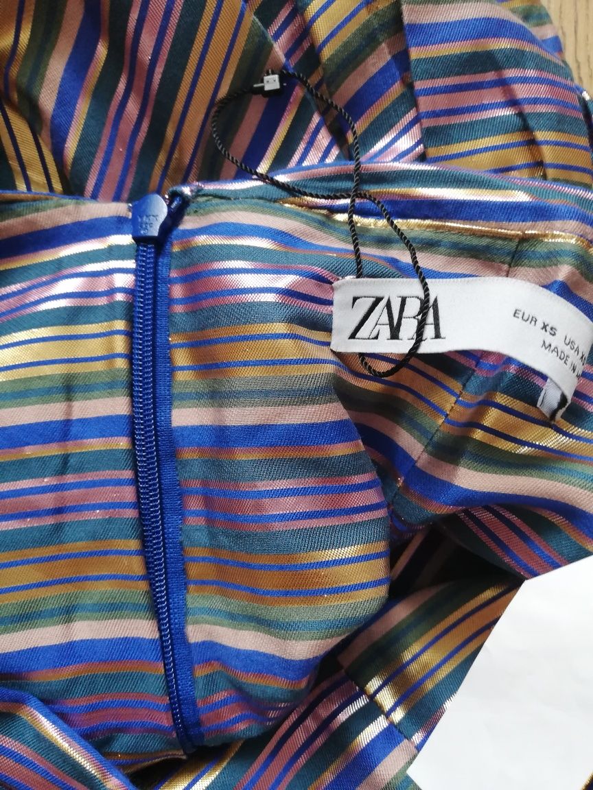 Nowa spódnica Zara, mini spódnica Zara, krótka spódnica Zara, r. XS
