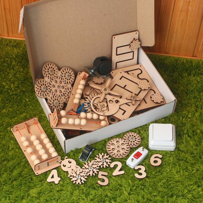 Деталі для бізіборда, Набір елементів для розвиваючої дошки