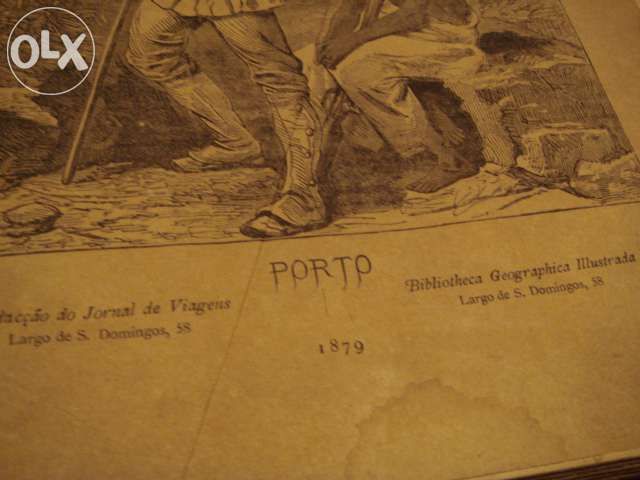 Livro antigo Jornal de viagens 1879