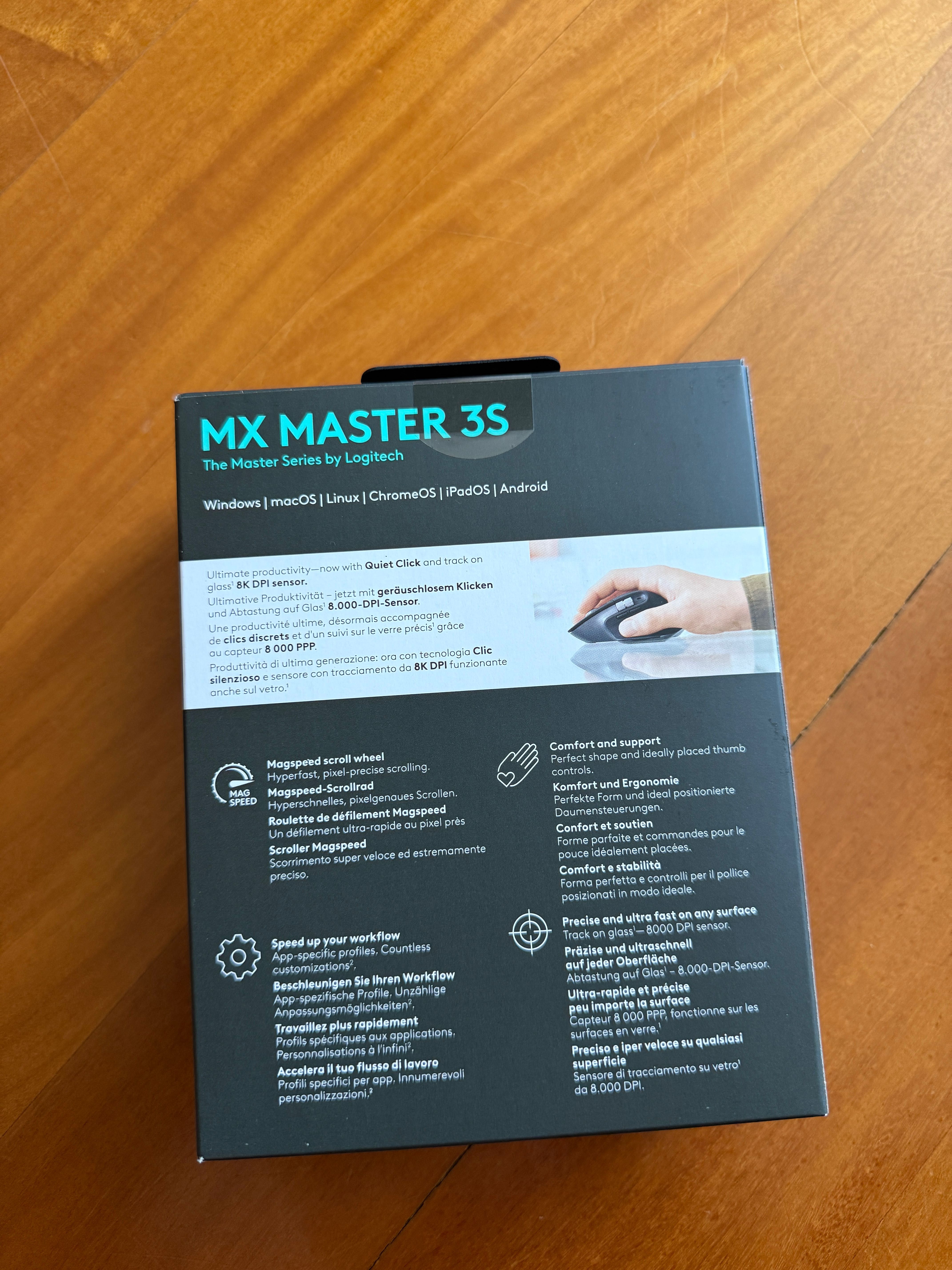 Logitech MX Master 3S Novo/Selado