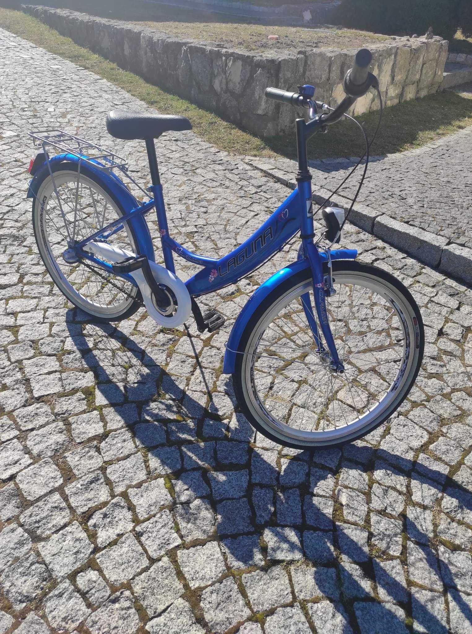 rower niebieski laguna 24