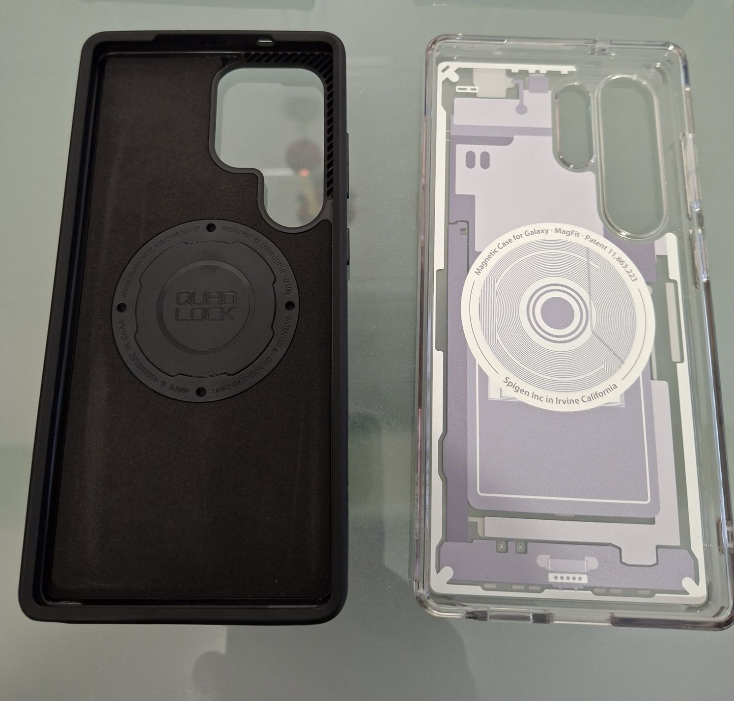 QuadLock Samsung S25 Ultra Capa Spigen S25 Ultra Carregador Apple 20w
