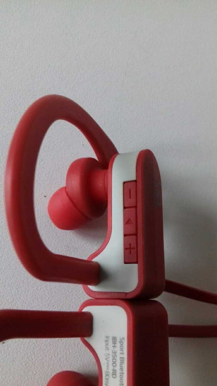 Słuchawki bezprzewodowe bluetooth ISY IBH-3500-RD Czerwone