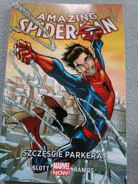 Komiks Marvel Spider Man Szczęście Parkera( tom 1 Marvel now)