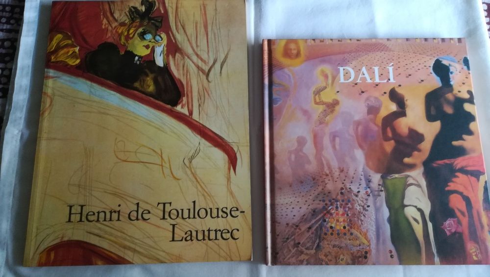 Toulouse Lautrec + Salvador Dali , livros