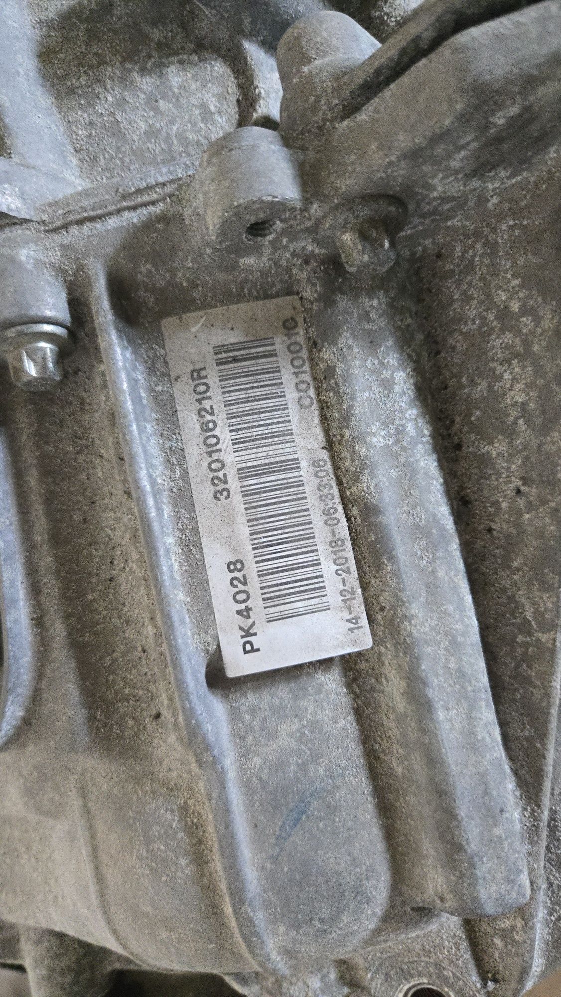 Skrzynia manual renault PK4028 szumi mechanizm różnicowy PK4028 R9N