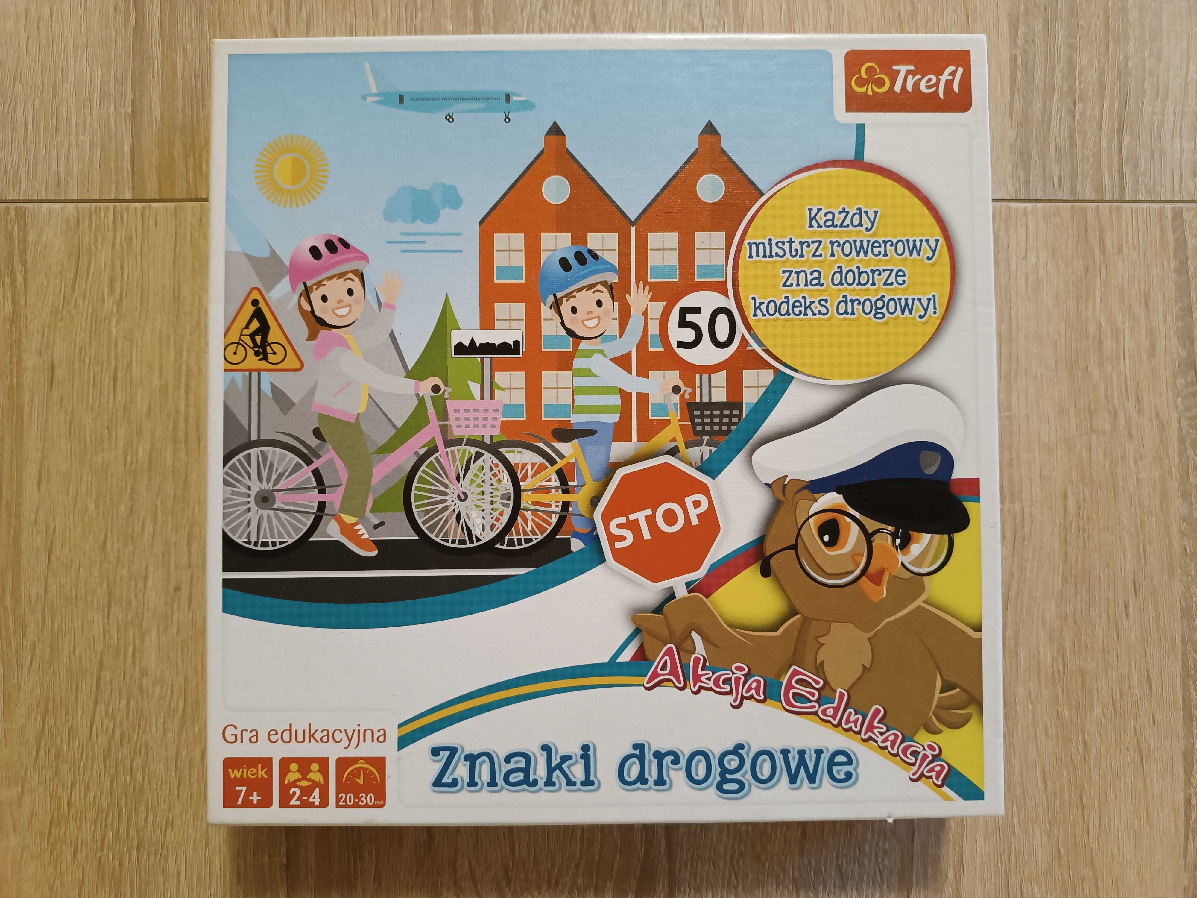 Gra edukacyjna Znaki drogowe, Trefl, wiek 7+