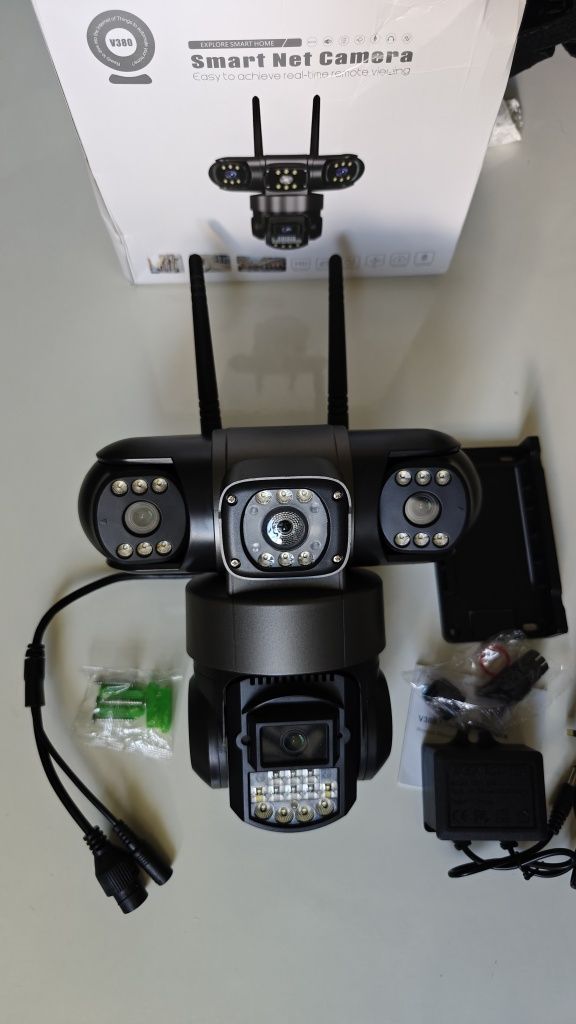 Kamera WiFi 3 obiektywy 15MP obrotowa IP66