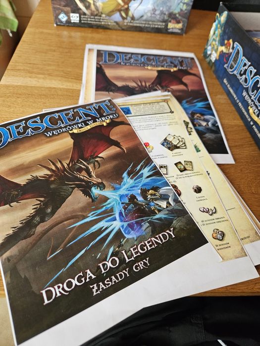 Descent Wędrówki w mroku Druga Edycja - gra planszowa