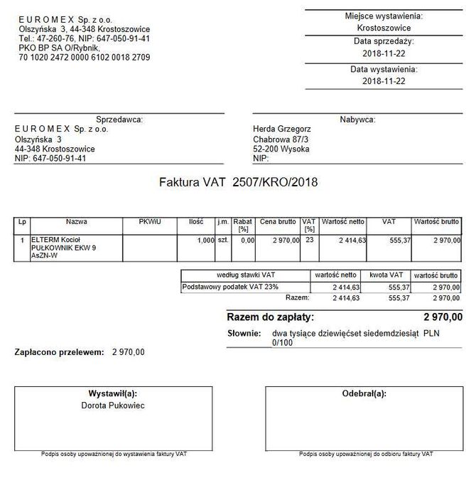 Kocioł elektryczny Elterm Pułkownik 9 kW (2018 r.) Jak nowy