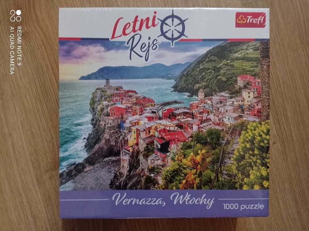 Puzzle TREFL 1000 - Letni Rejs - VERNAZZA WŁOCHY nowe