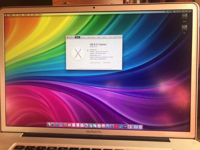 MacBook Pro Apple Mac laptop notebook 17 cali aluminium  a1297