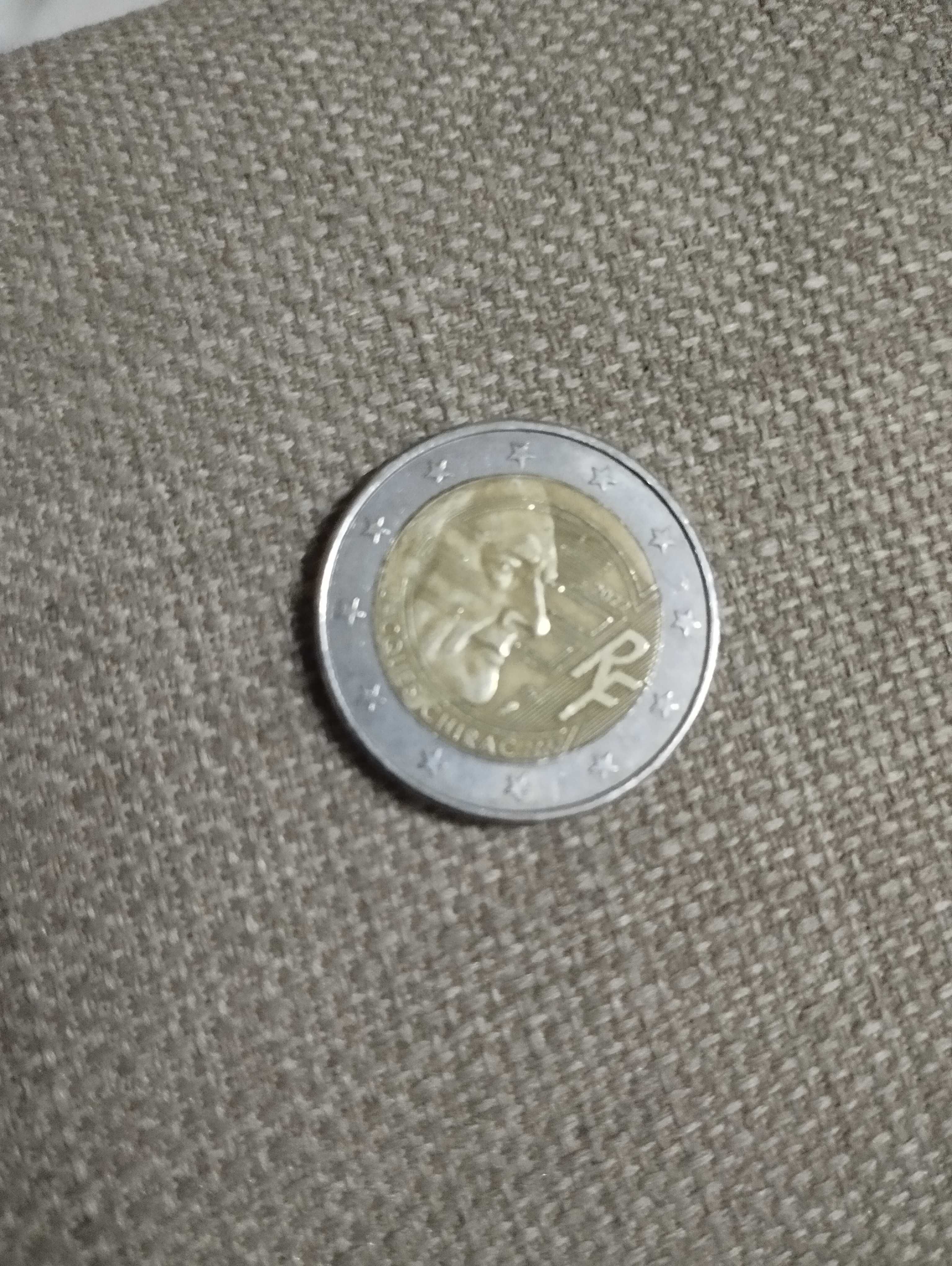 Moeda 2€ Jacques Chirac 2022