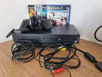 Playstation 2 konsola Ps2 z padem i grami sportowymi