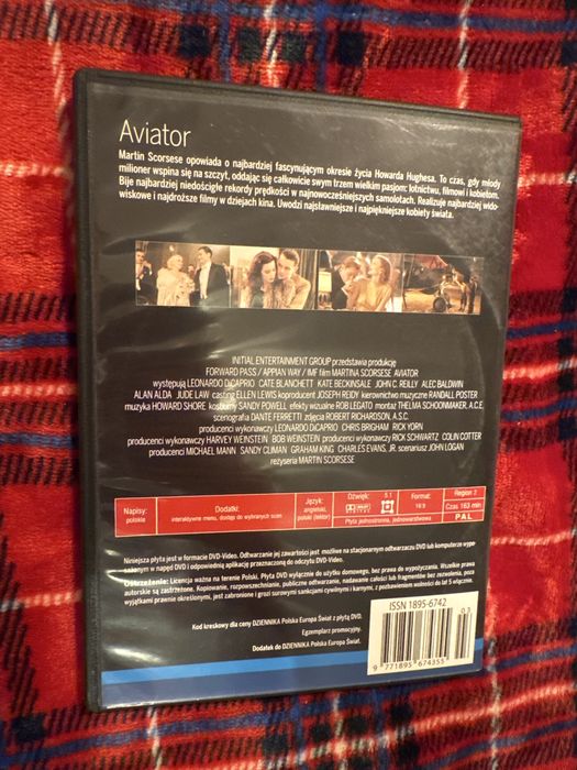 Aviator film na DVD