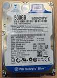 Жёсткий диск Western Digital 2.5'' Scorpio Blue 500Gb (WD5000BPVT)