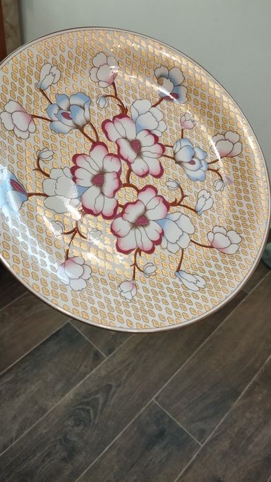 decorazione artigianale porcellana блюдо Італія вінтаж