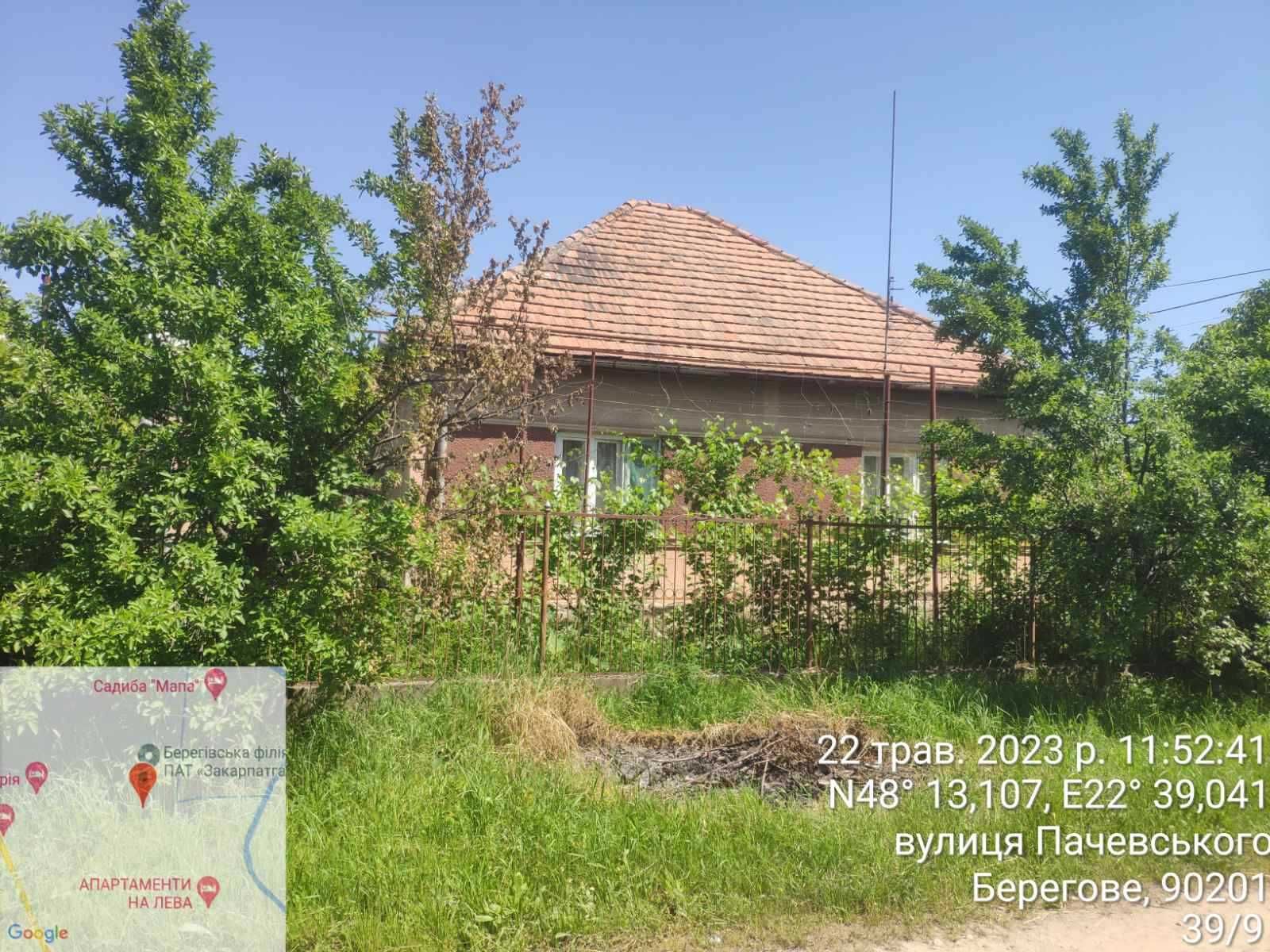 Житл.буд.заг. пл. 79,2.: Закарп. обл., м.Берегове, вул.Пачовського,39