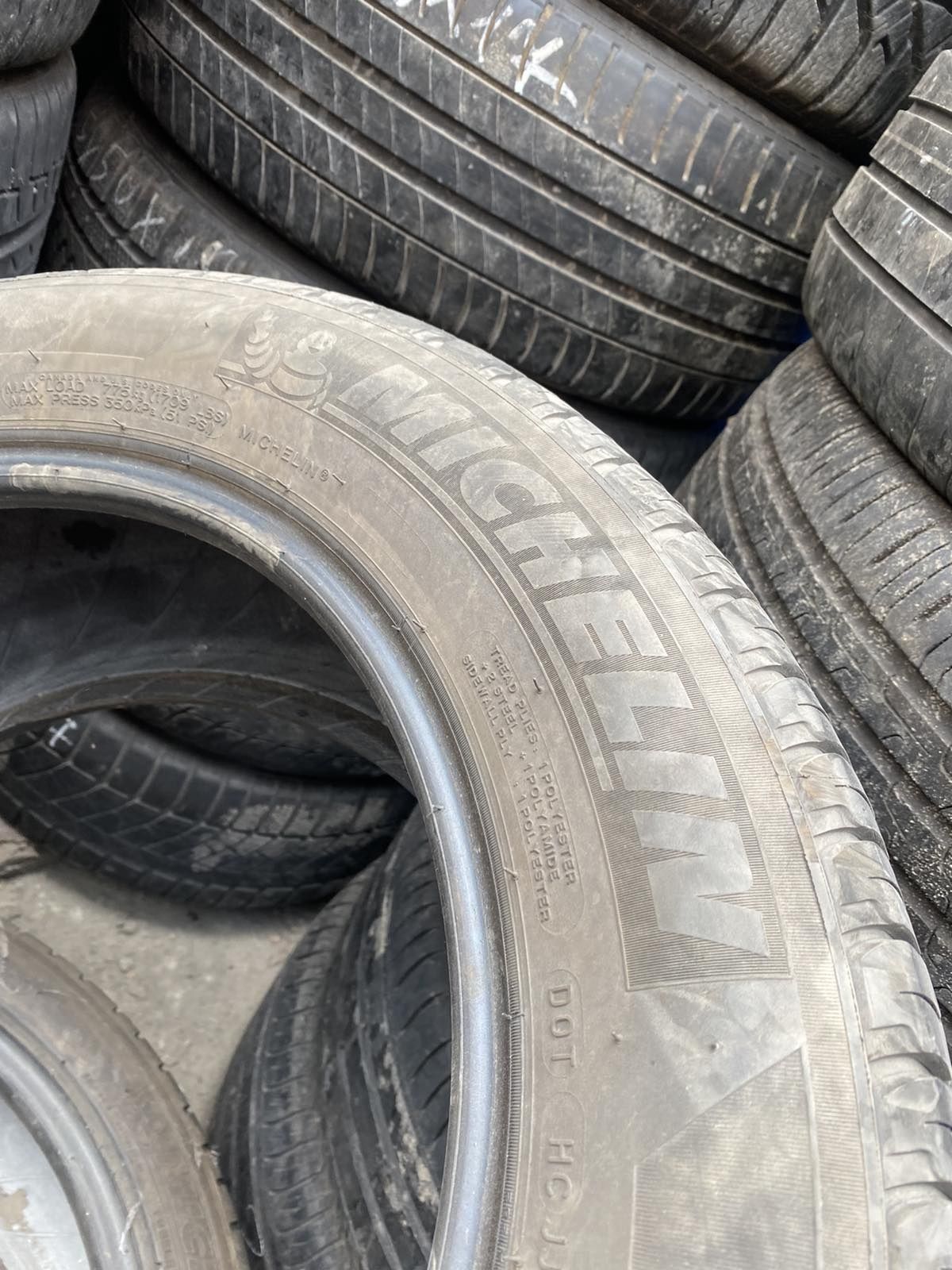 235.55.17 Michelin 1шт лето БУ склад шины резина из Европы 55 R17