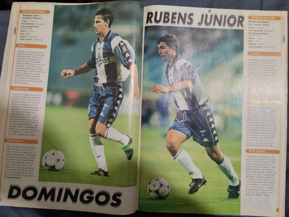 Revista Craques do jornal O Jogo 1999/2000