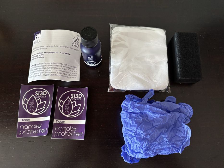 Pintura Automóvel - Kit Proteção Cerâmica - Nanolex Si3D Cerabide