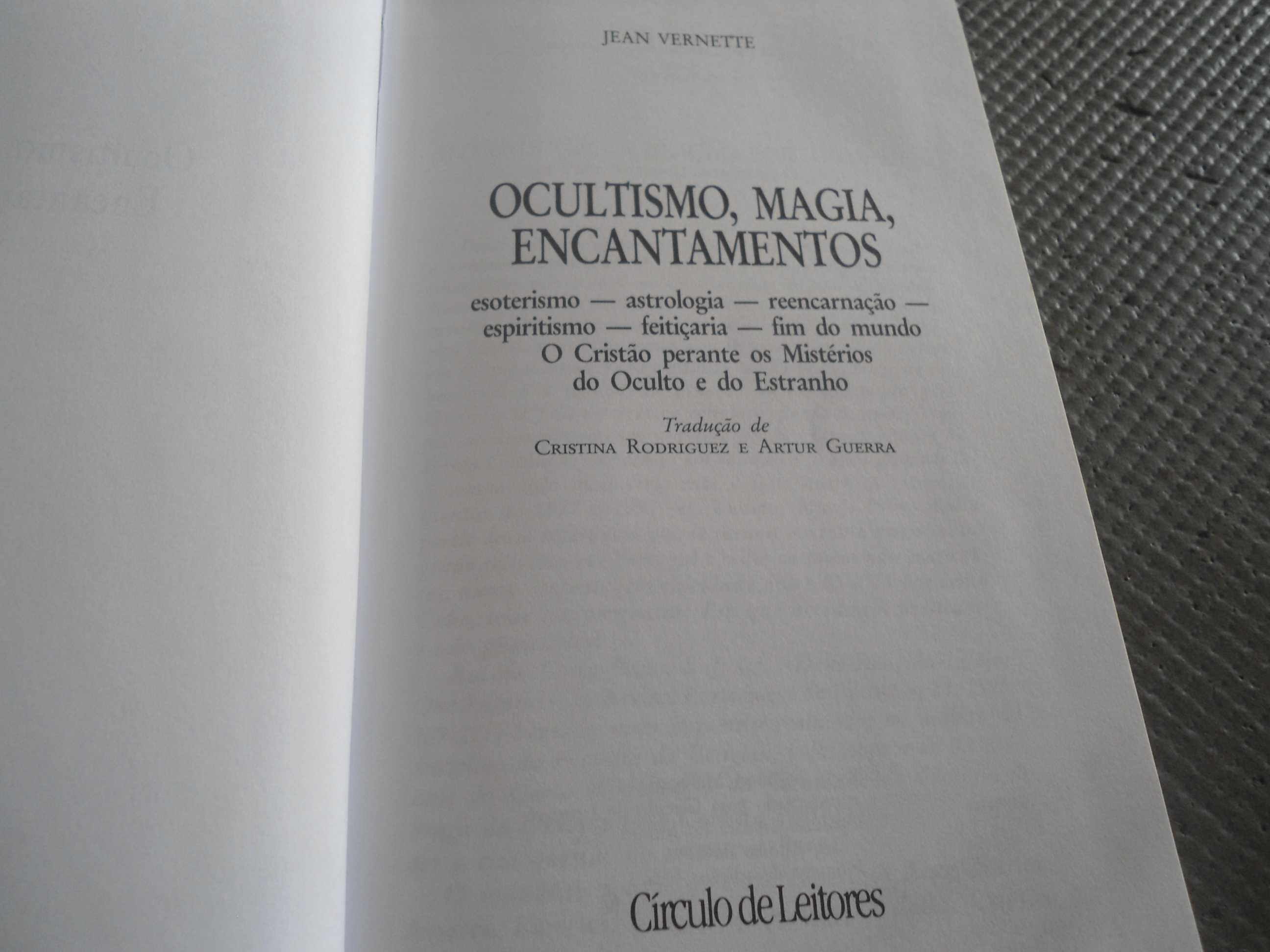 Ocultismo, Magia e Encantamentos de Jean Vernette