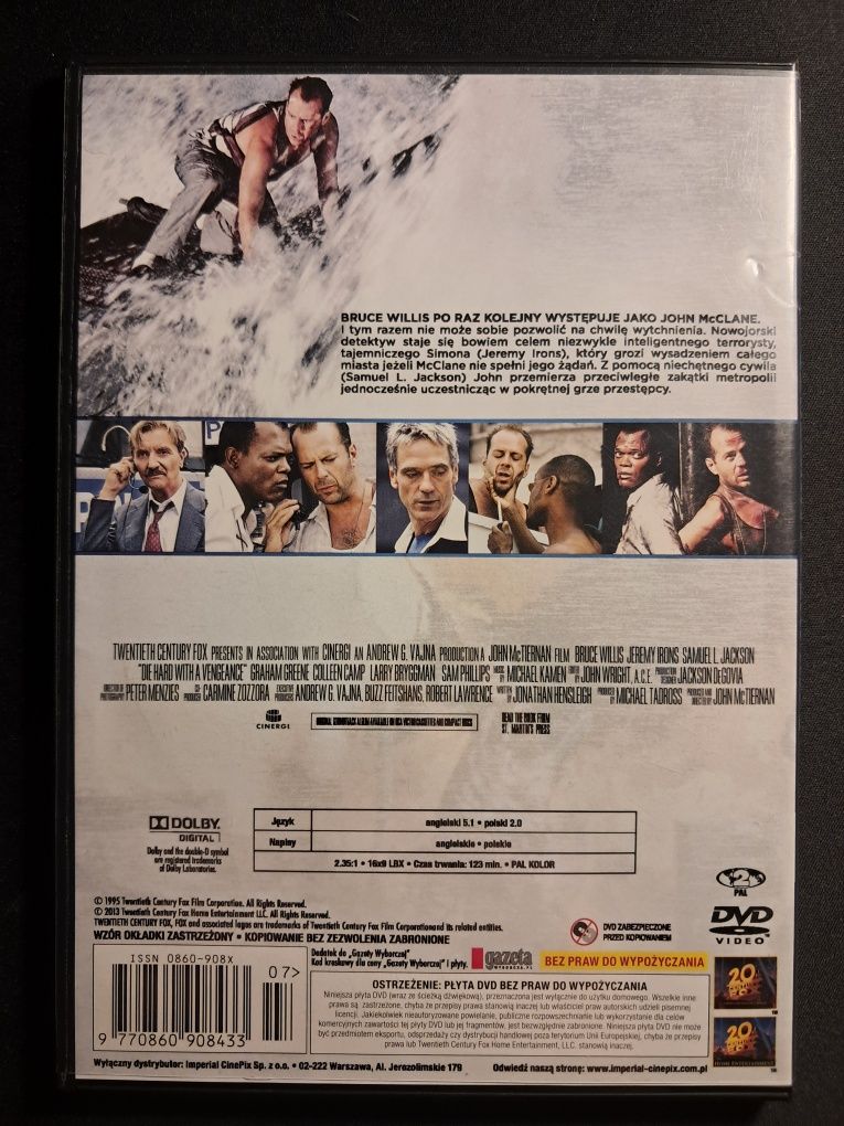 Szklana pułapka 3 | Bruce Willis | DVD