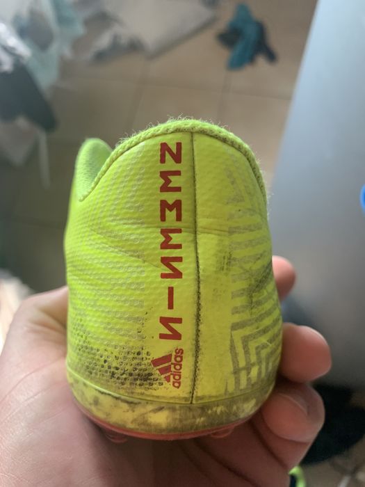 Buty piłkarskie dziecięce Adidas nemesis lanki rozm 35