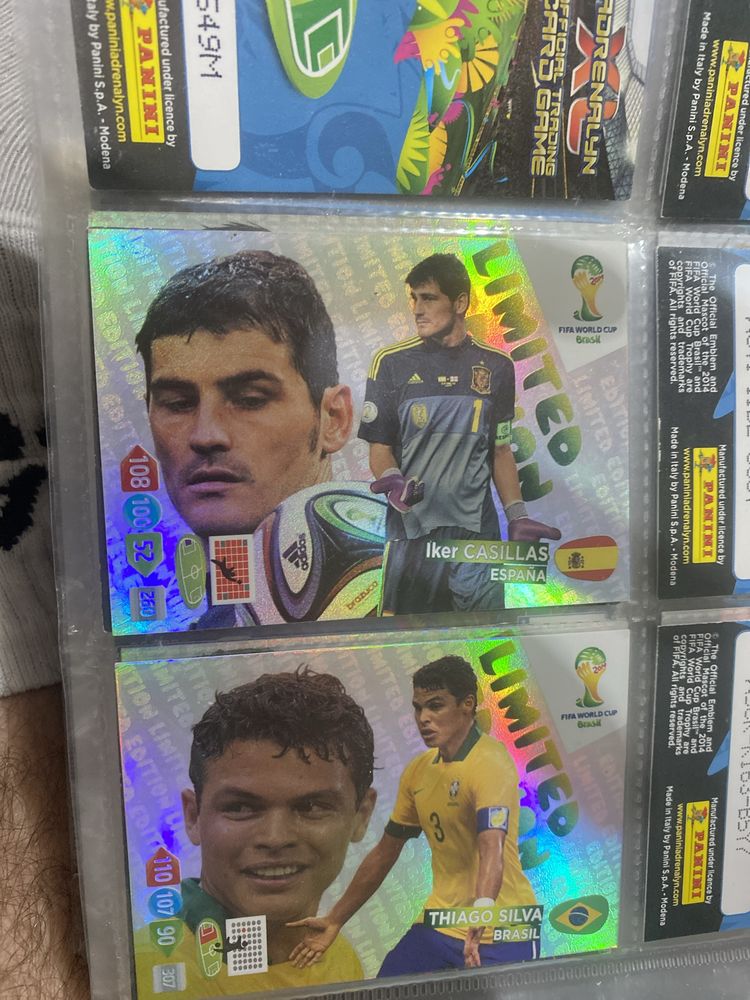 Karty world cup panini 2014 limited edition