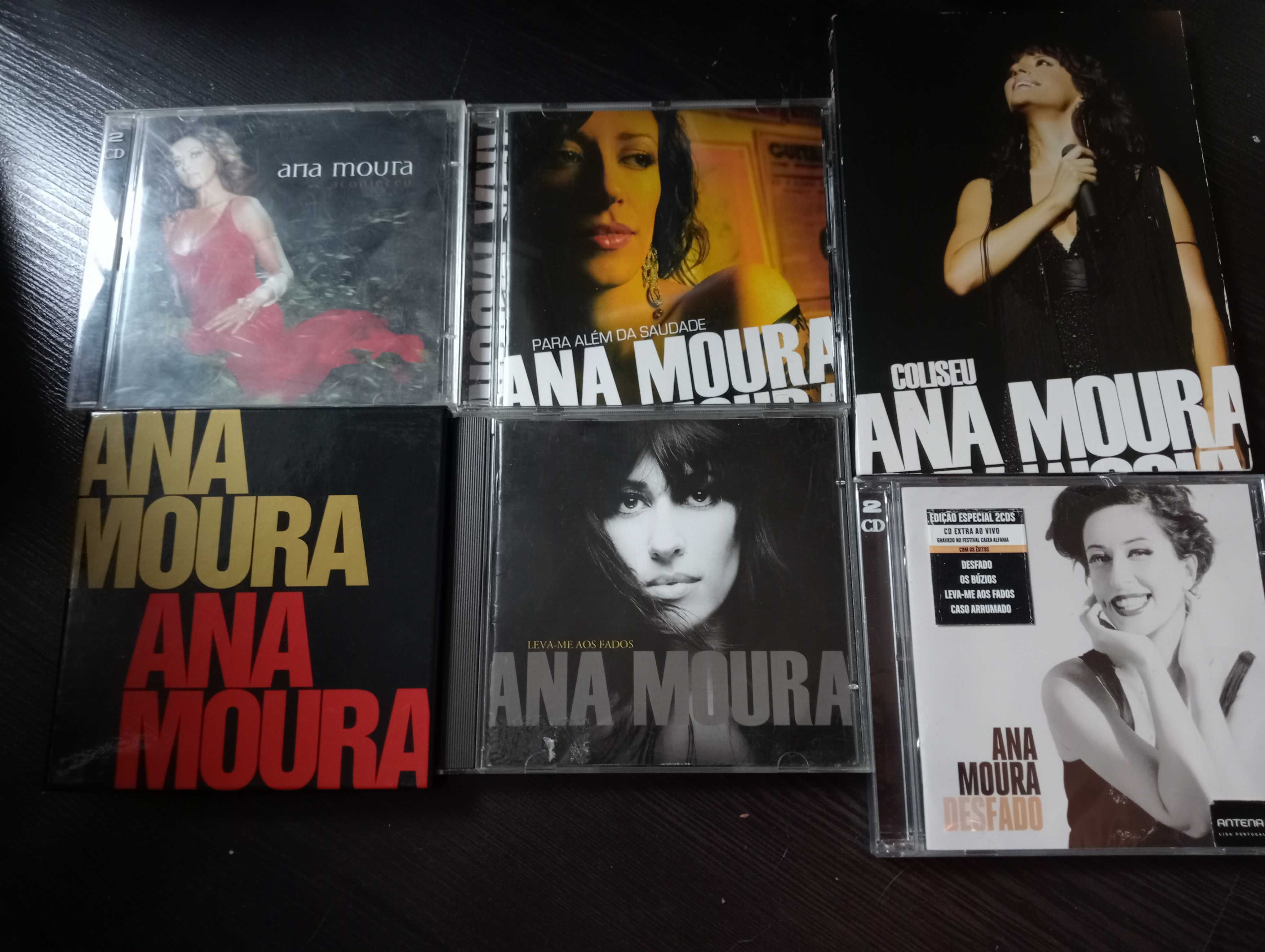 Conjuntos CDs fado Amália, Aldina, Ana Moura, Camané e Carlos do Carmo