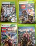 GTA V, Lego Jurassic World, Super Heroes, Far Cry 4 Xbox 360 / One