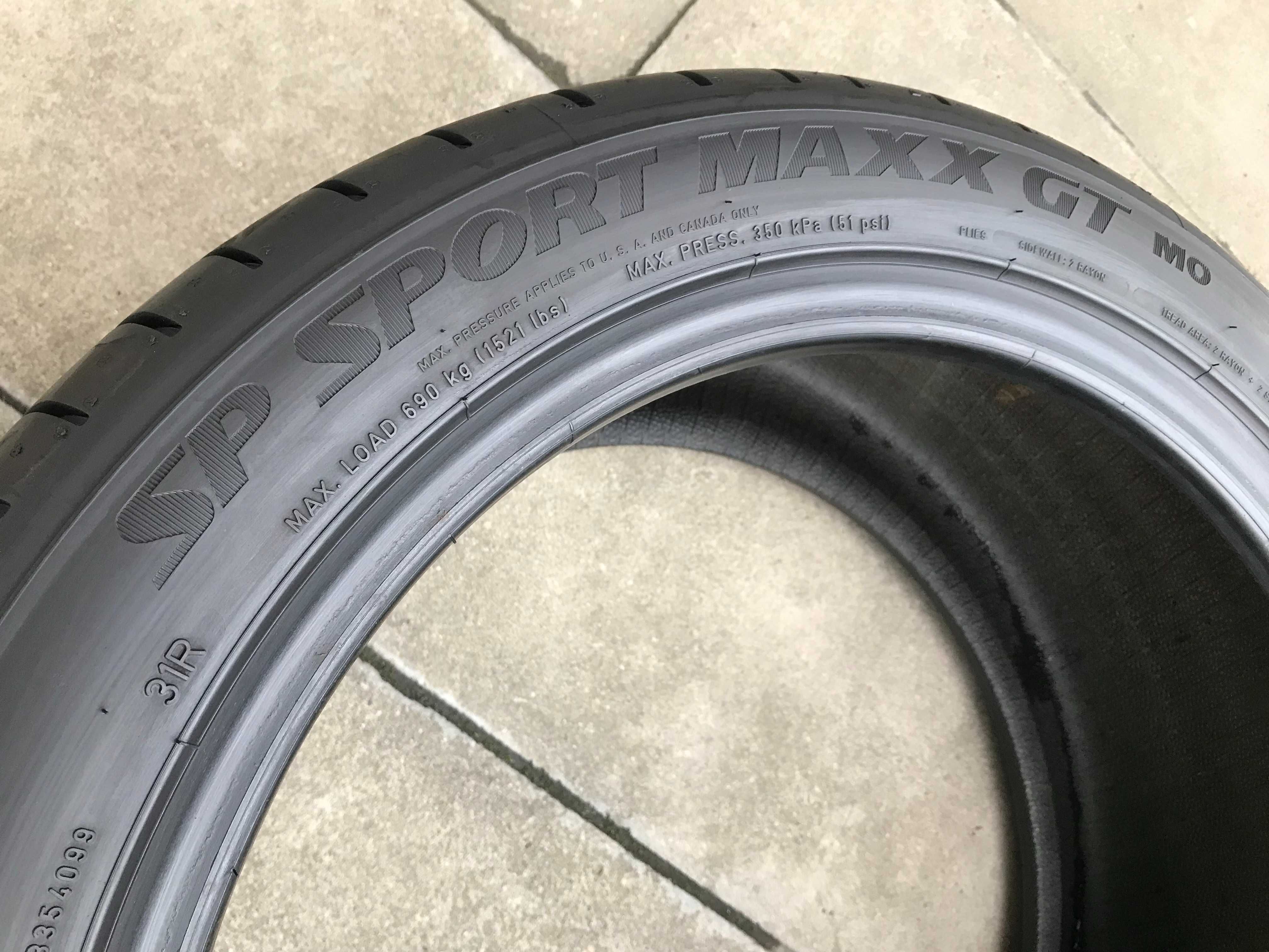 Opony 255/40/18 255/40R18 95V Dunlop SP Sport Maxx GT CLS Jak nowe