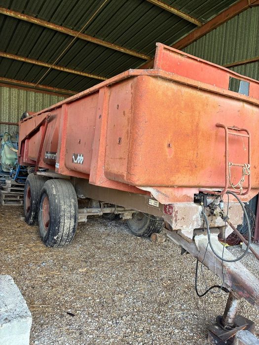 Przyczepa budowlana skorupowa lambert 12, 14 ton brimont