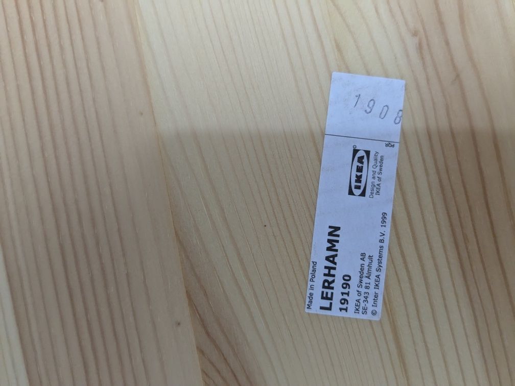 Stół Ikea drewniany Lerhamn 118x74