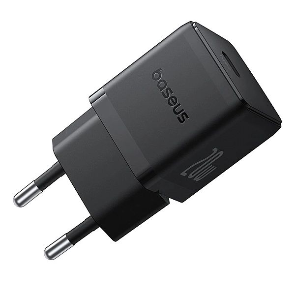 Ładowarka sieciowa Baseus Palm 1C 20W (z kablem Baseus Mini White USB-