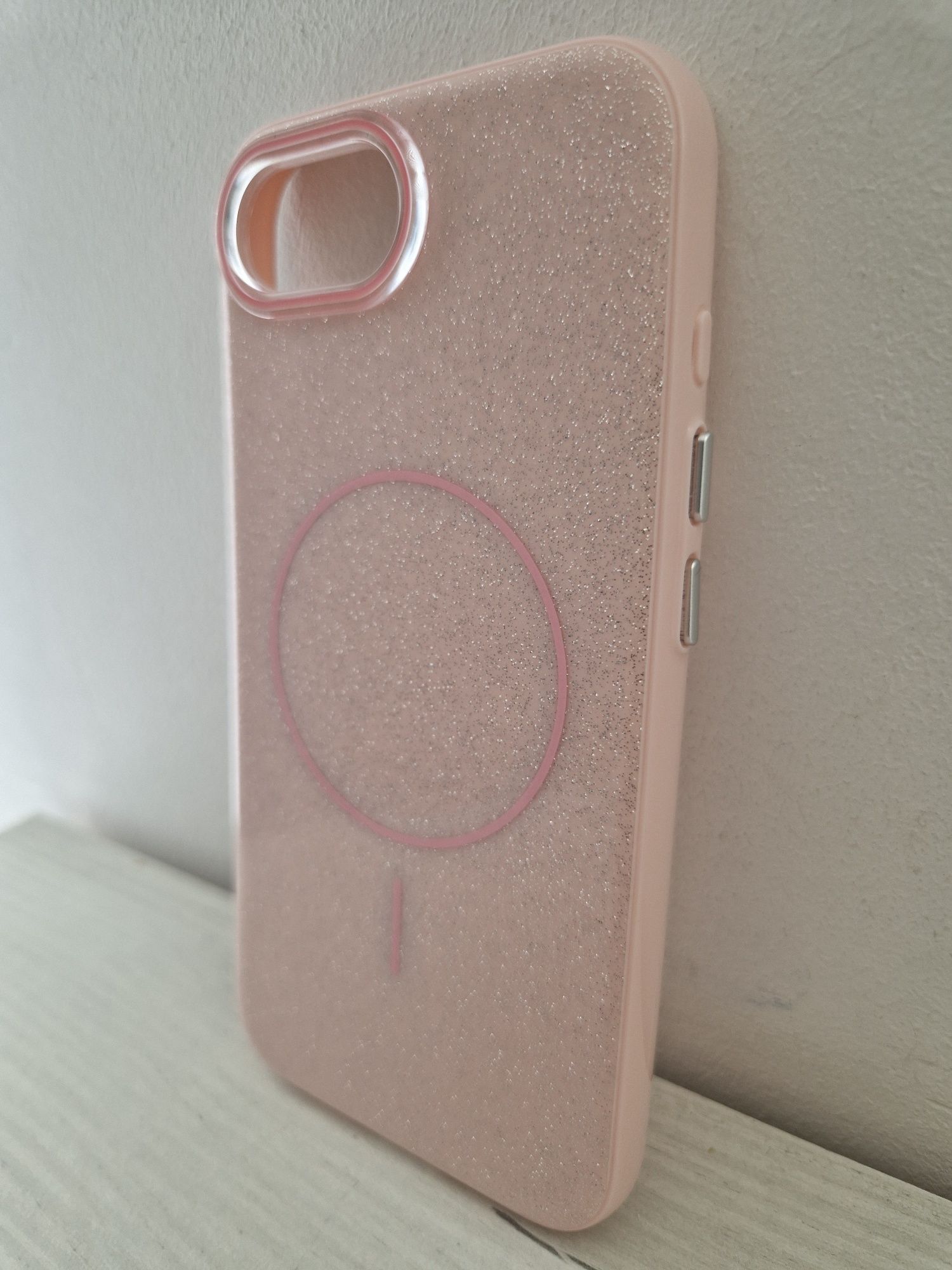 Magsafe Slim Shiny do Iphone 16e jasnoróżowy