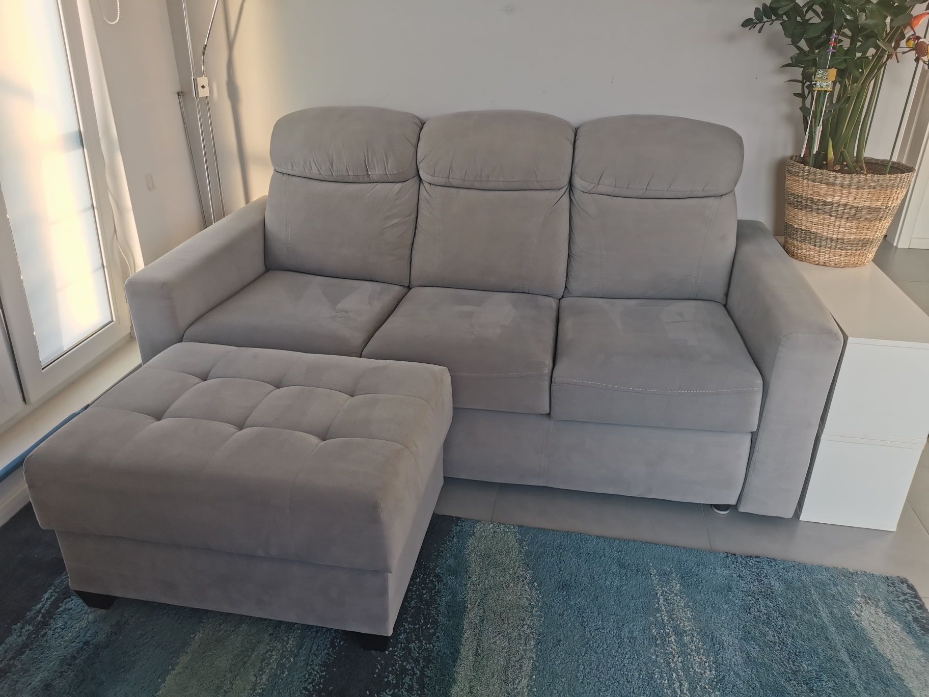 Sofa 3 osobowa wypoczynkowa na relaks rozkładana funkcja spania