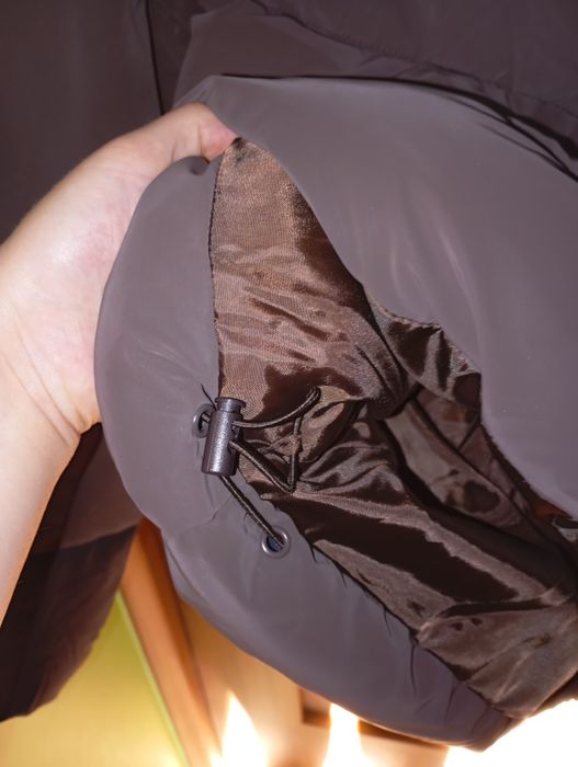 Kurtka damska czekoladowy brąz zimowa L/XL