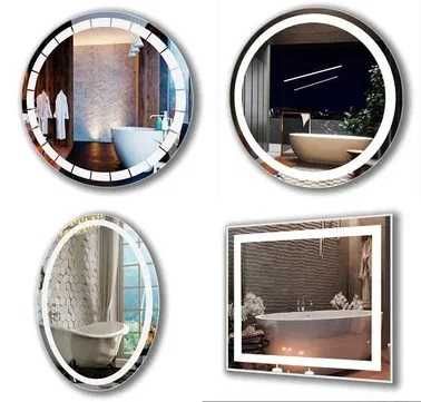 Новое зеркало со светодиодной (LED, ЛЭД, ЛЕД) подсветкой, влагостойкое