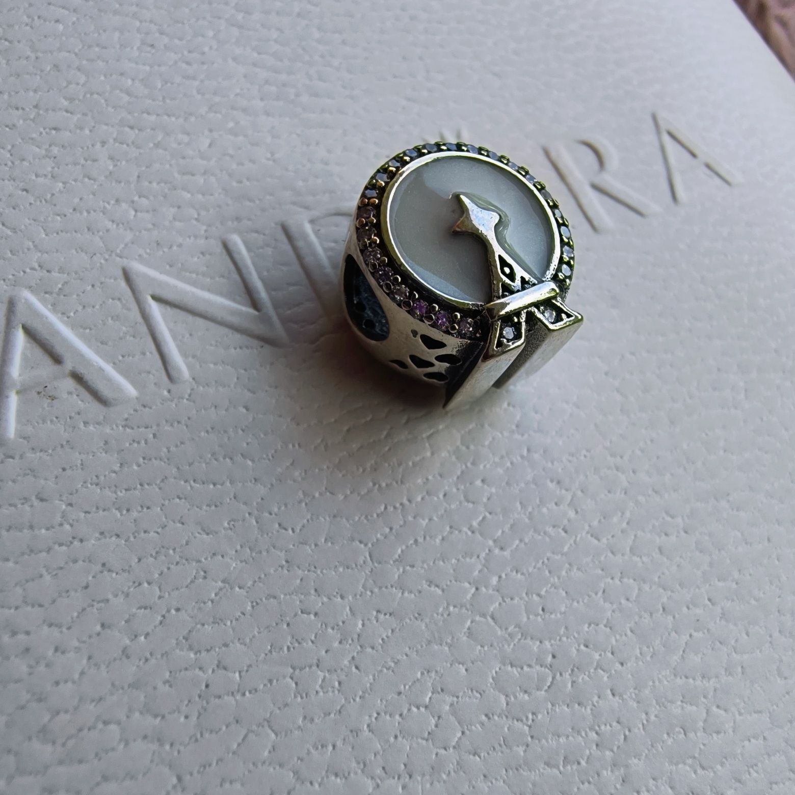 Charms - wieża Eiffla, S925, nowy