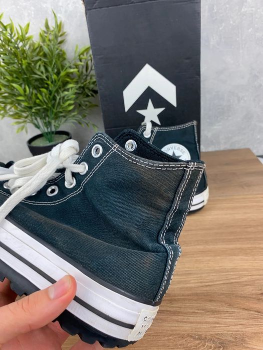 Buty damskie Converse City Trek Hi r. 40 - wysokie trampki z grubą