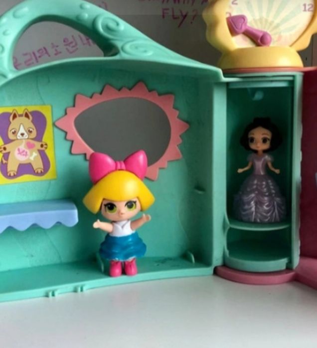 Mala/Casa de bonecas tipo Poly Pocket